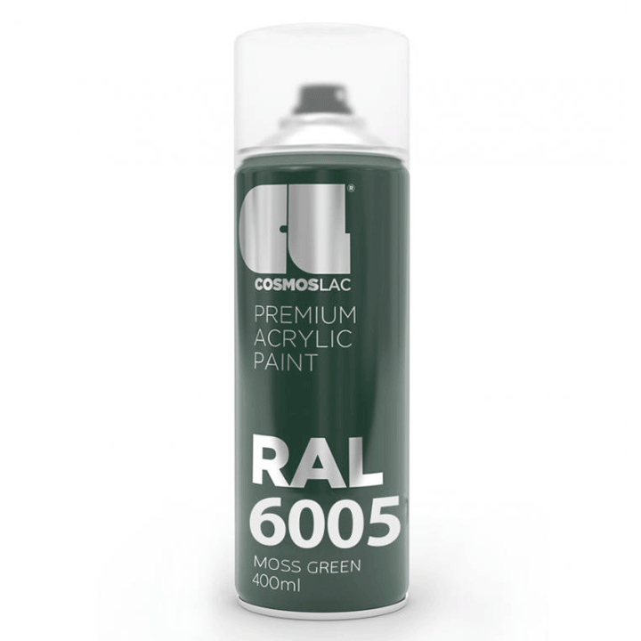 ΣΠΡΕΪ ΠΡΑΣΙΝΟ ΒΡΥΩΝ RAL6005 N314 400ML COSMOSLAC