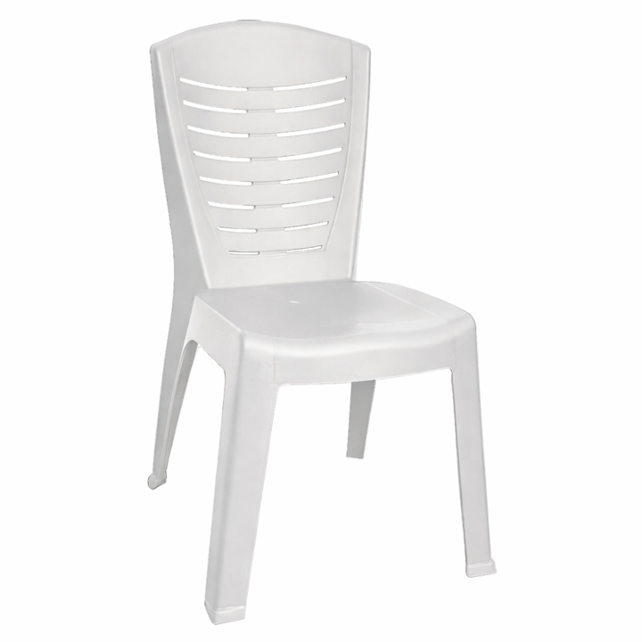ETPLAST CHAIR KLEOPATRA WHITE 50X53X89CM
