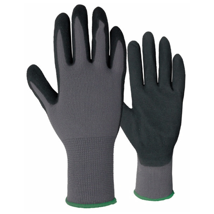 ELTECH NITRILE GLOVES BLACK 9
