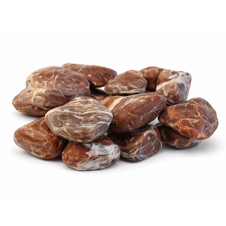 PEBBLE RED 40-80MM 10KG