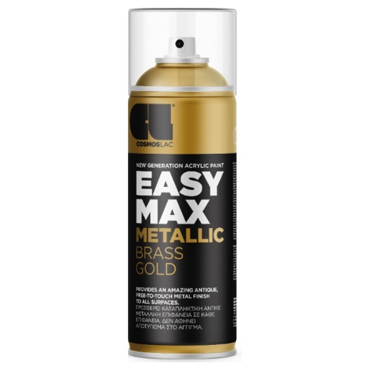 SPRAY EASY MAX METALLIC BRASS NO.901 400ML COSMOSLAC