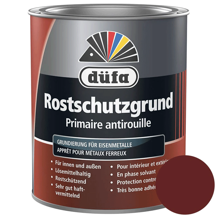 SYNTHETIC RESIN PRIMER OXIDE RED RAL-3009 2.5L DUFA