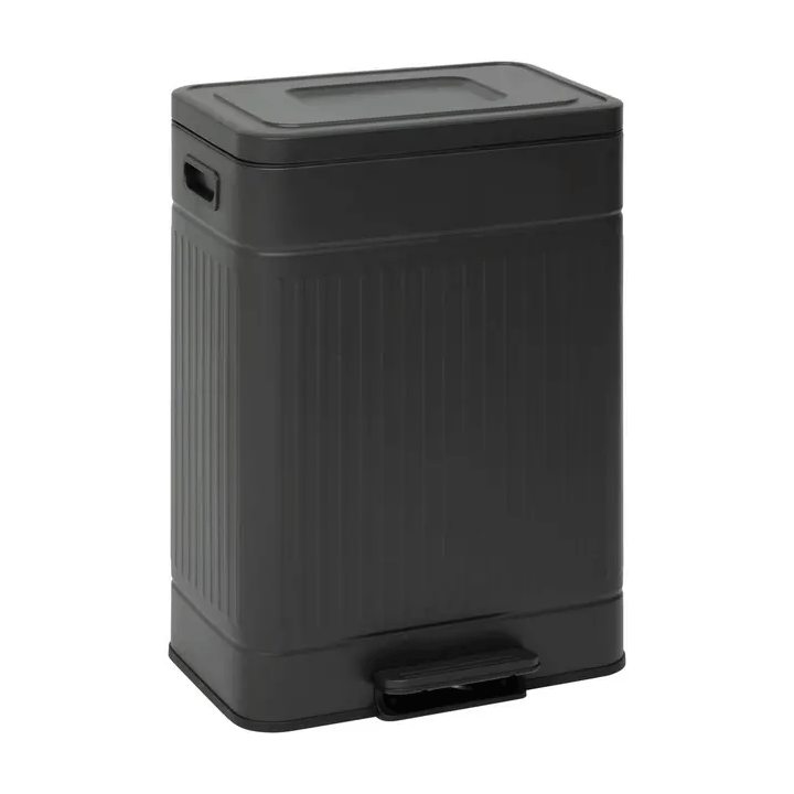 NOVA SORTING BIN 2X30L METAL BLACK