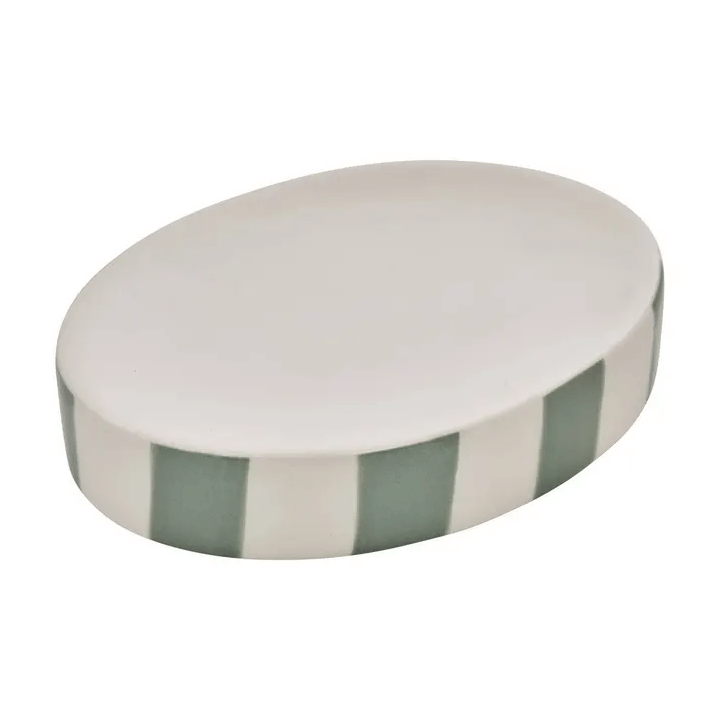 STRIO SOAP DISH LONG 13.3CM CERAMIC CELADON GREEN