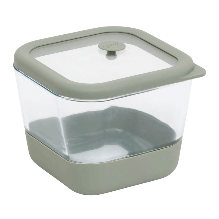 SILIGLASS SQUARE BOX 0.8L BOROSILICATE GLASS