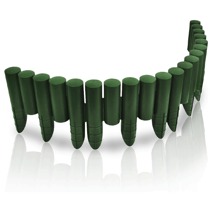 BORDER FENCE 25.5CMX2.3M GREEN