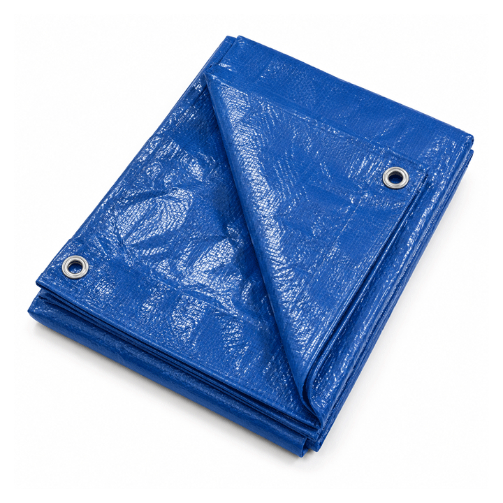 TARPAULIN 80G 6X10M BLUE