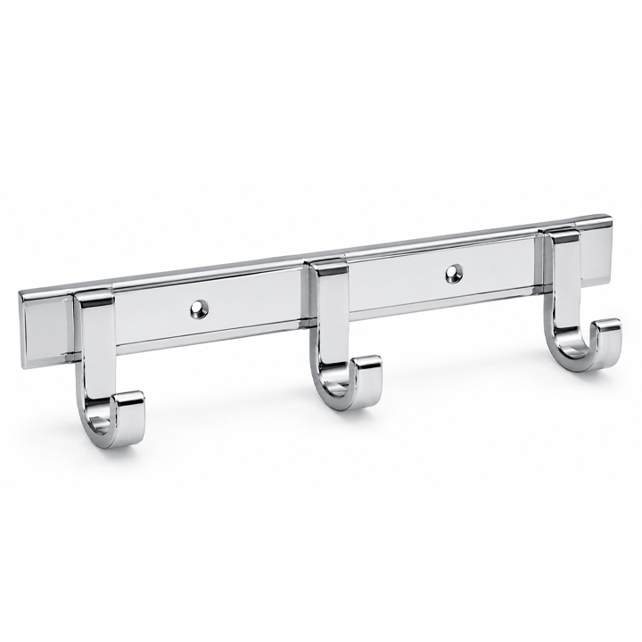 ALUMINIUM TRIPLE HANGER HOOK 24X4.5X5.5CM
