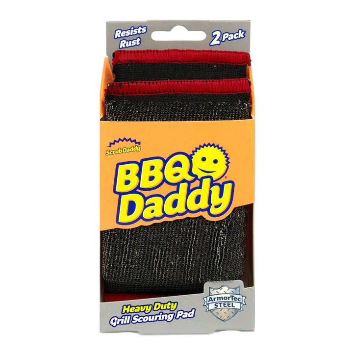 SCRUB DADDY BBQ DADDY SCOUR STEEL 2PCS