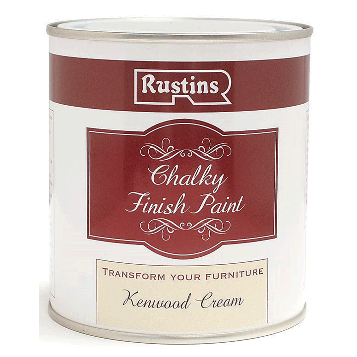 CHALKY FINISH PAINT KENWOOD CREAM 500ML RUSTINS