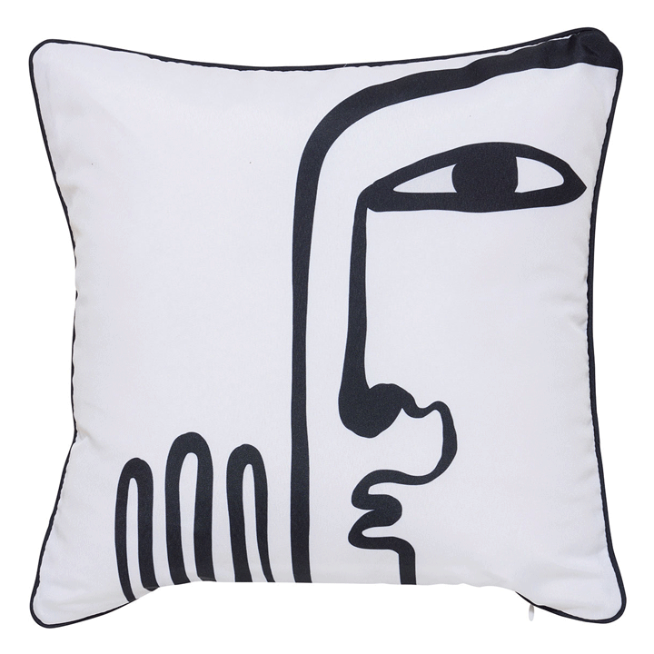 CUSHION COVER NOLAN WHITE 40X40CM