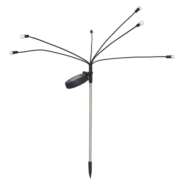 TEA WHITE SOLAR TORCH OUTDOOR H70