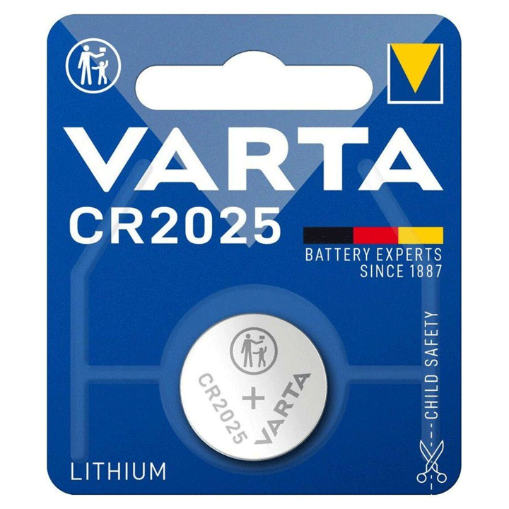 ΜΠΑΤΑΡΙΑ ΛΙΘΙΟΥ VARTA CR2025 3V
