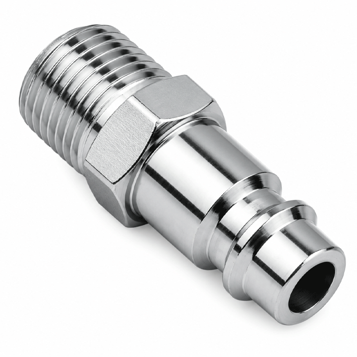 COUPLER CONNECTOR W/MALE 1/4''