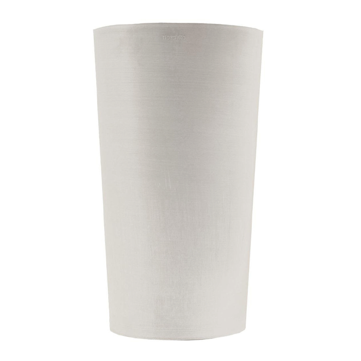 FLOWER POT HIGH CONICAL Ø30CM H52CM WHITE
