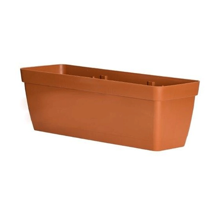 FLOWER POT PP 49X16X16CM TERRACOTTA