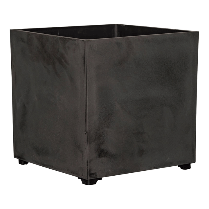 CUBIC POT 80X40CM WITHOUT HOLES ANTHRACITE