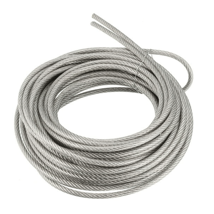 WIRE ROPE PVC COATED 4MM 20M