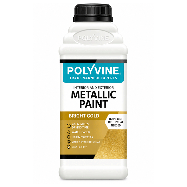 METALLIC PAINT BRIGHT GOLD 1L