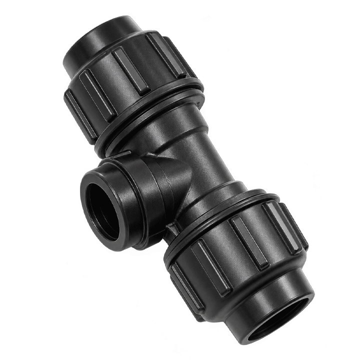 TEE PP THREADED FEMALE 20X1/2"X20MM BSP BLUE SEAL