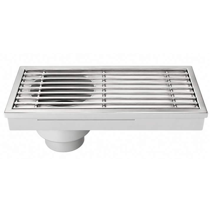 CHANNEL DRAIN HEAVY DUTY ANTI-ODOUR 100X200MM ?2" INOX