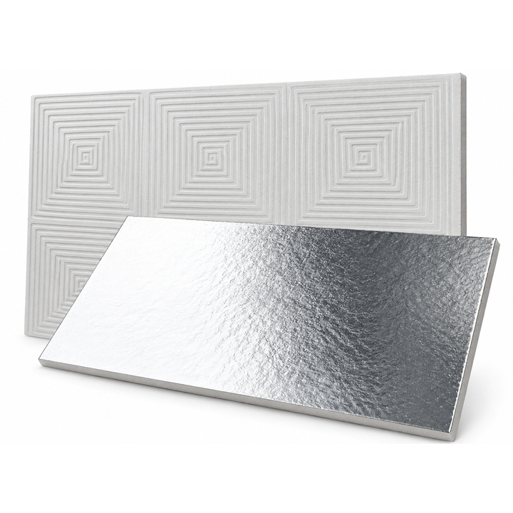 CEILING PANELS GYPSUM ALUFOIL 600X600X9MM 2.88 M2