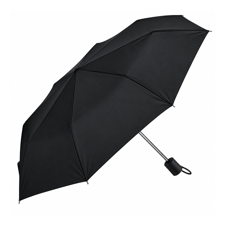 FOLDING RAIN UMBRELLA BLACK 52CM