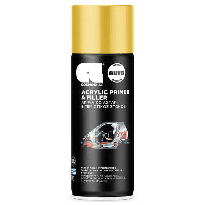 SPRAY GREY FILLER ACRYLIC PRIMER N342 400ML COSMOSLAC