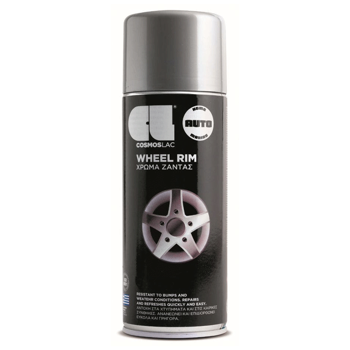 SPRAY DIAMOND SILVER WHEEL RIM N328 400ML COSMOSLAC