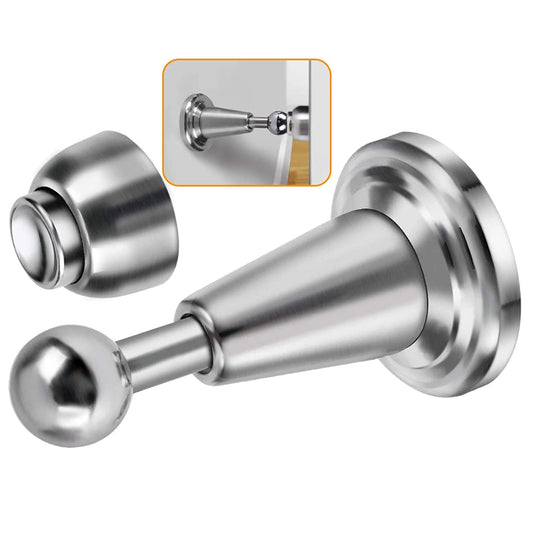 MAGNETIC FOOT DOOR STOPPER NICKEL MAT 5033