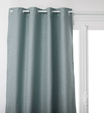 CELADON GREEN INSULATING BLACKOUT CURTAIN 140X260CM