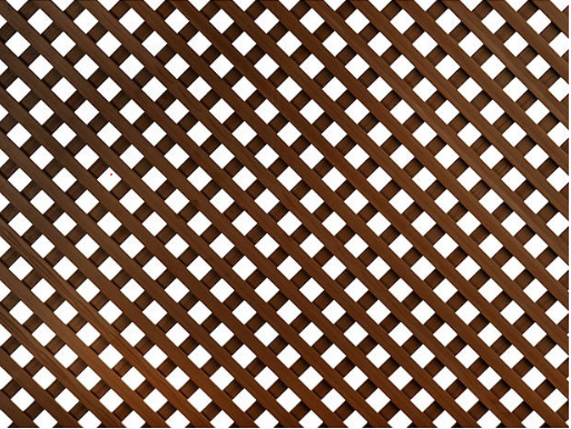 FIXED PLASTIC TRELLIS CE 0.8X1.2M 18MM BROWN