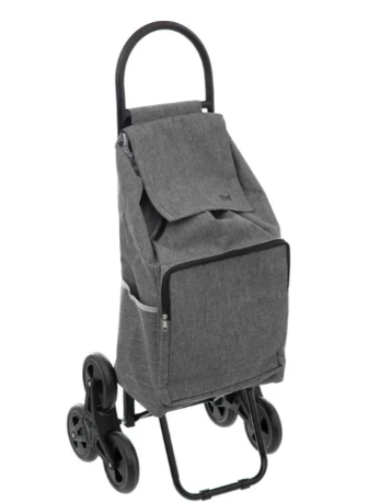 SHOP TROLLEY 6WHEELS GREY