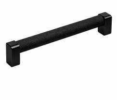 CABINET HANDLE ZA1452 128 BLACK MAT
