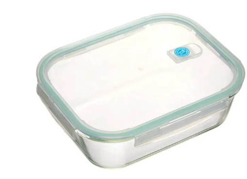 BOX RECT GLASS 2,26L CLIPEAT