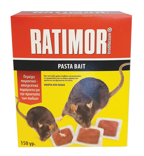 RATIMOR PASTA 10GR 150GR