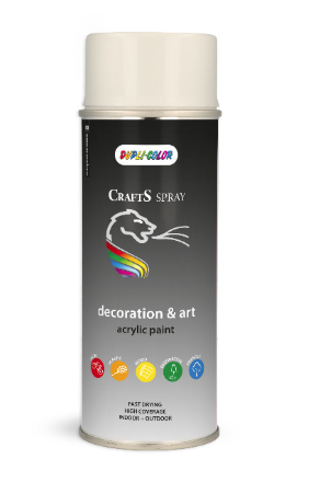 DUPLI-COLOUR CRAFTS MATT WHITE RAL-9010 400ML