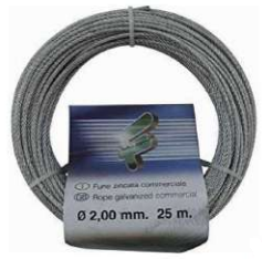 WIRE ROPE 2MM 25M FILOMAT