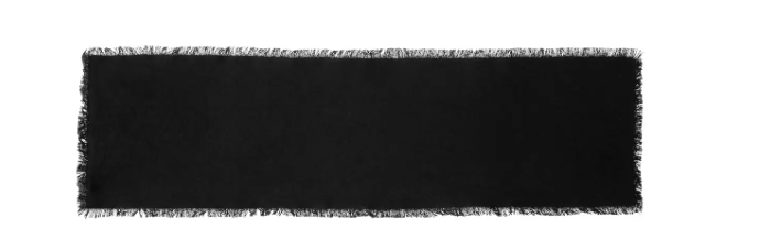TABLE RUNNER MAHA BLACK 38X140