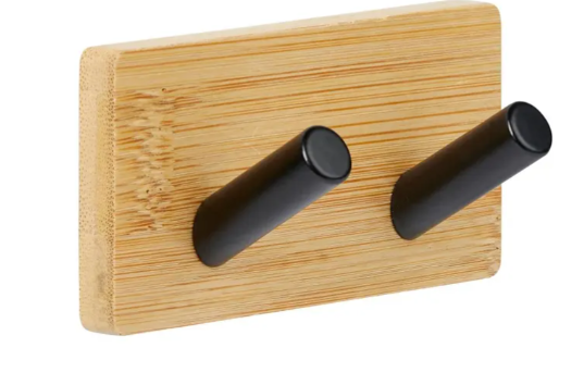 ADHESIVE HOOK STIKY 2 HEADS BAMBOO ASSORTED