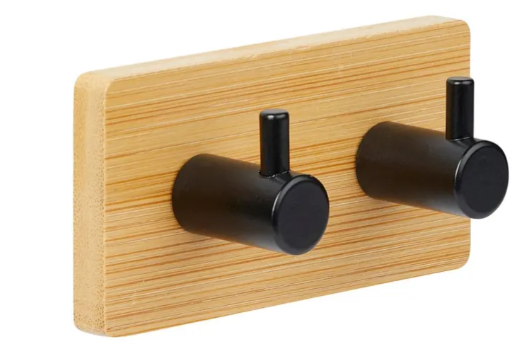 ADHESIVE HOOKS STIKY 2 HEADS BAMBOO ASSORTED