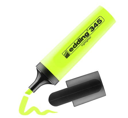 EDDING TEXTMARKERS YELLOW E-345