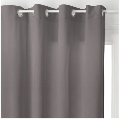 CURTAIN LILOU DARK GR 140X260
