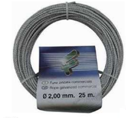 WIRE ROPE 0.9MM 25M FILOMAT