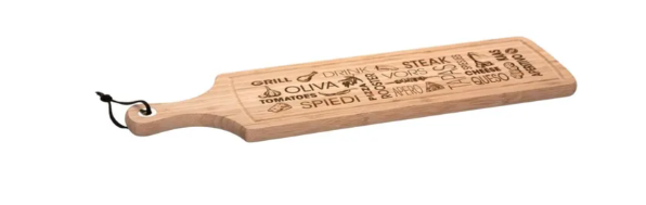 BAMBO CUTTING BOARD WORD 59X15