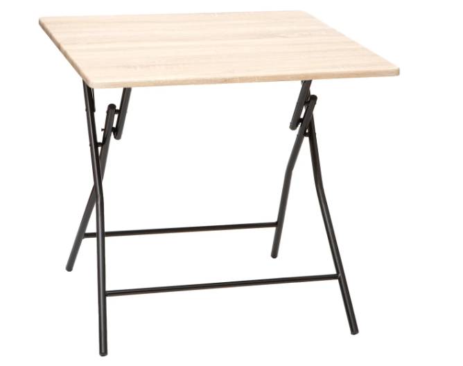 FOLDING TABLE 80X80CM WOOD