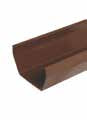 GUTTER PLASTIC BROWN 400CΜ