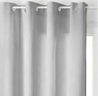 CURTAIN LILOU LIGHT GR 140X260