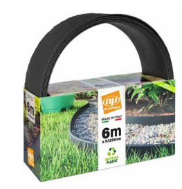 ANTHRACITE FLEXIBLE GARDEN EDGING 6M