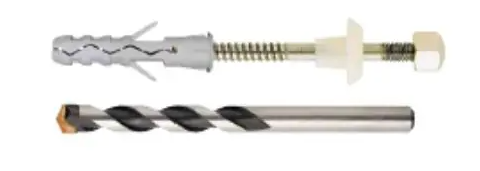 INSTALLATION KIT VERTICAL SANITARY 8X40MM